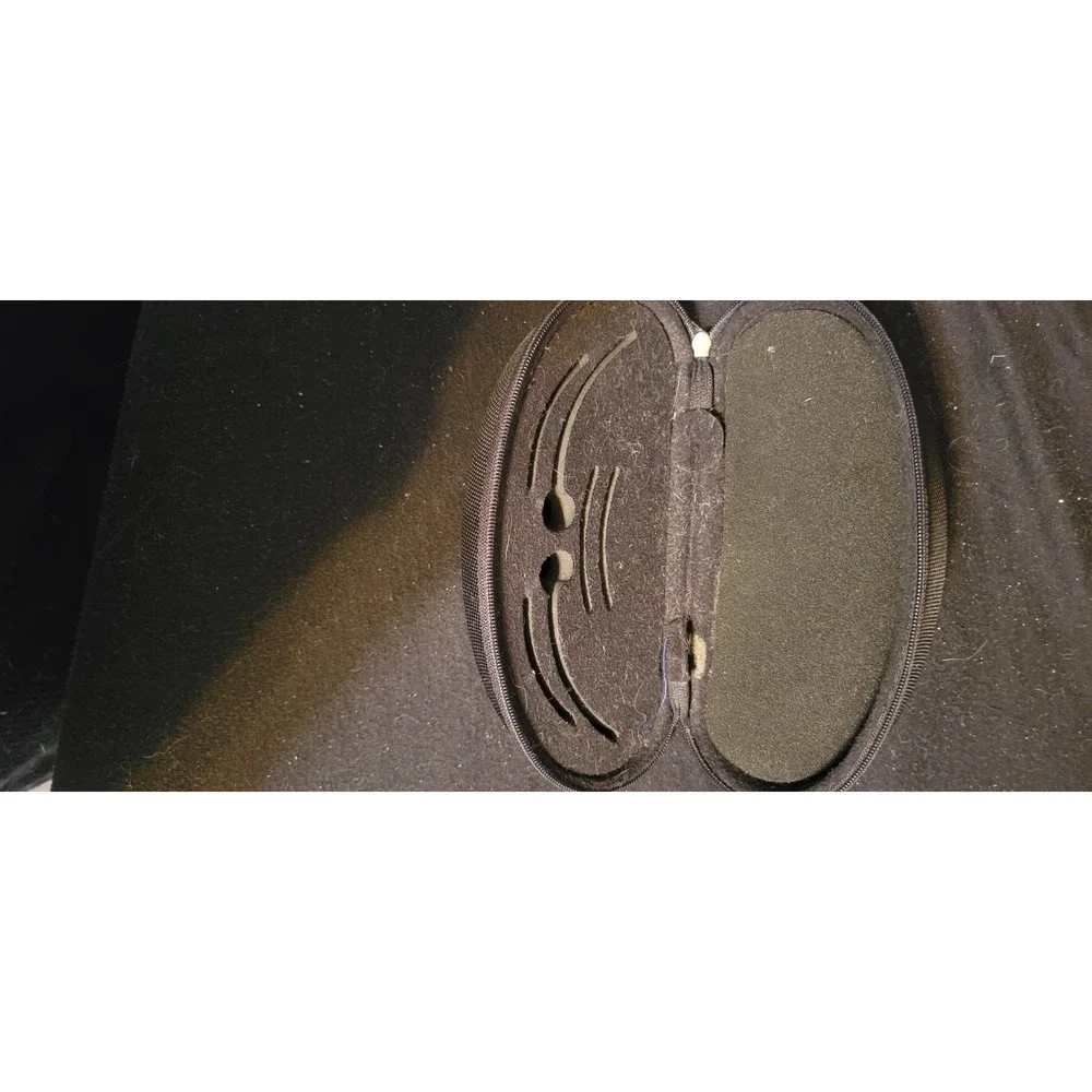 Oakley‎ Multi-Unit Goggle Sunglasses Hard Case Black Textured Zip Closure Logo